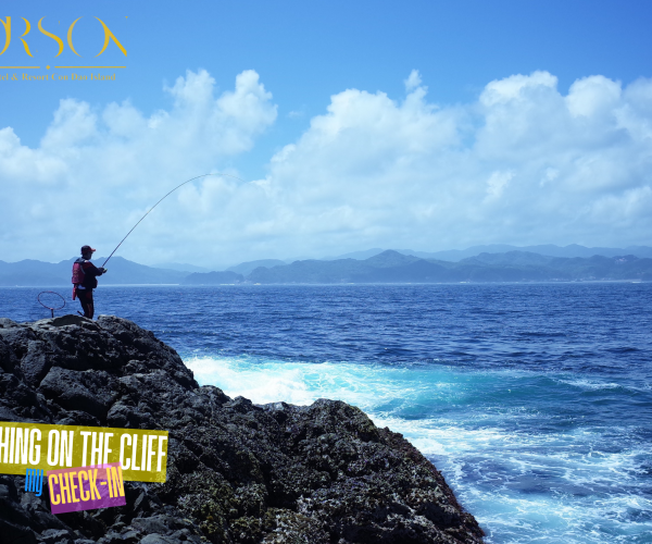 Orson Hotel Resort Con dao island - Fishing on the cliff